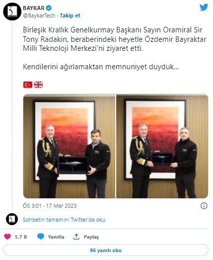 Birleşik Krallık’tan Baykar tesisine üst düzey ziyaret...